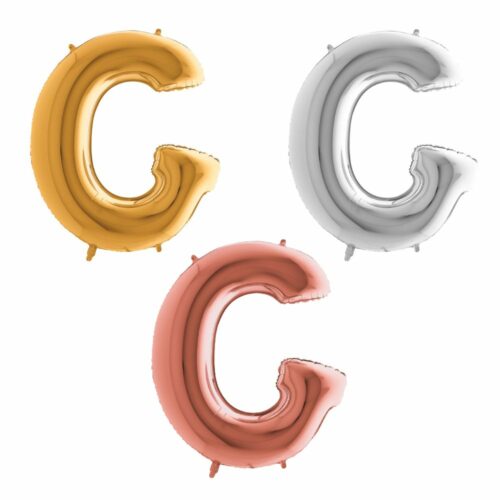 Ballon Hélium Lettre G en Aluminium