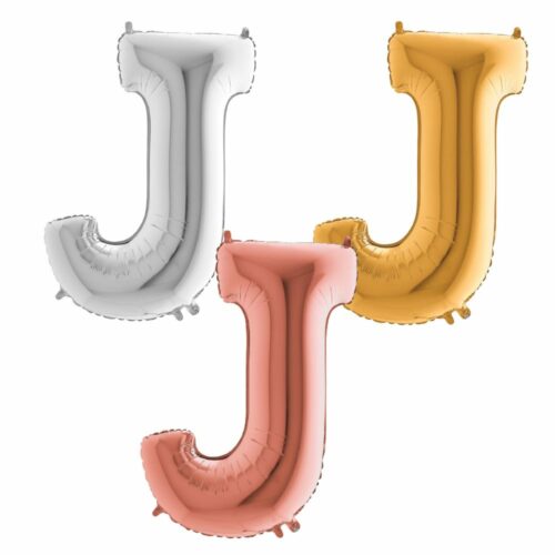 Ballon Hélium Lettre J en Aluminium