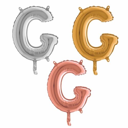 Lettre G - Ballon en aluminium