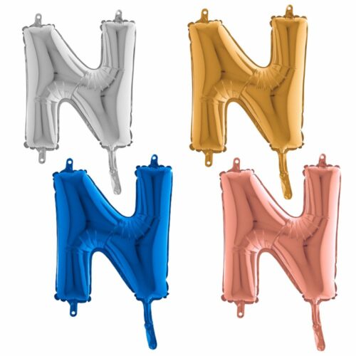 Lettre N - Ballon en aluminium