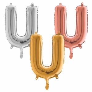 Lettre U - Ballon en aluminium