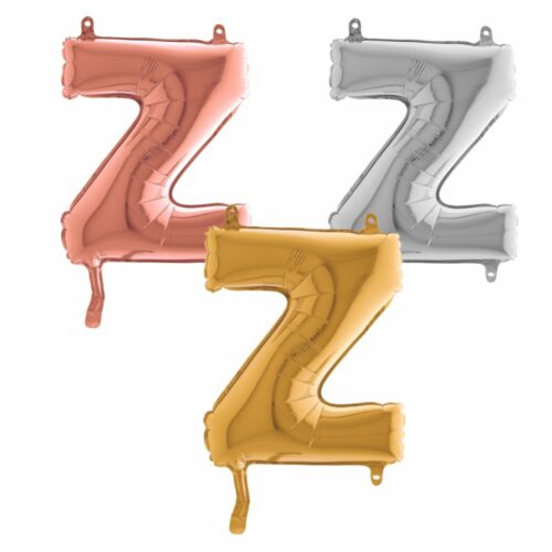 Lettre Z - Ballon en aluminium