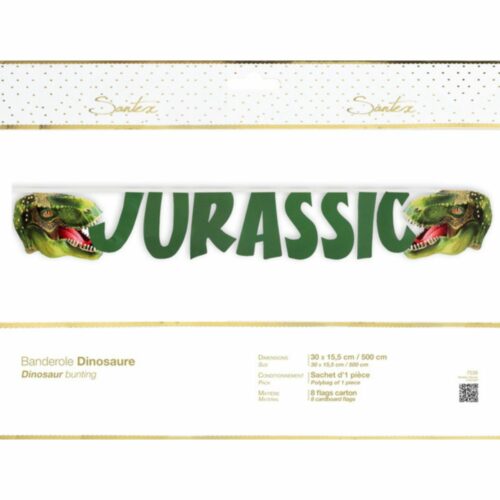 Banderole jurassic parc, Banderole Dinosaure