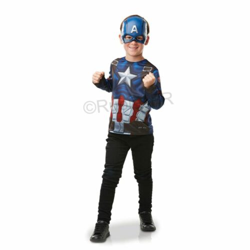 Set Tee-shirt + Masque de Captain America