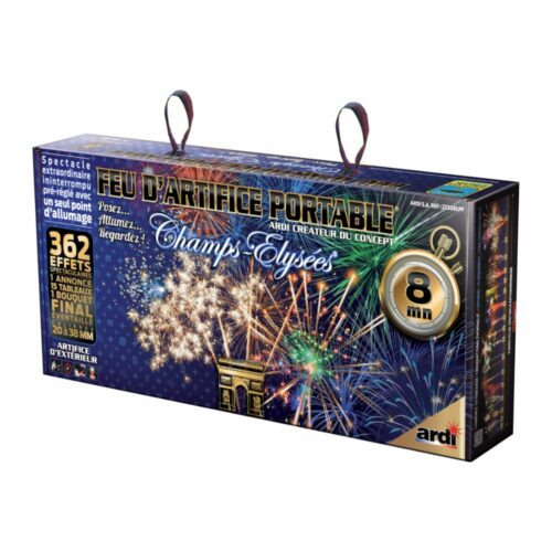 Feu d'Artifice automatique Champs-Elysées - 8 minutes