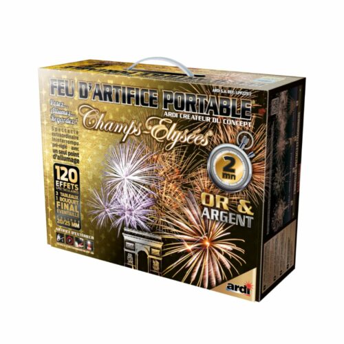 Feu d'artifice automatique - Champs-Elysée - Or et Argent