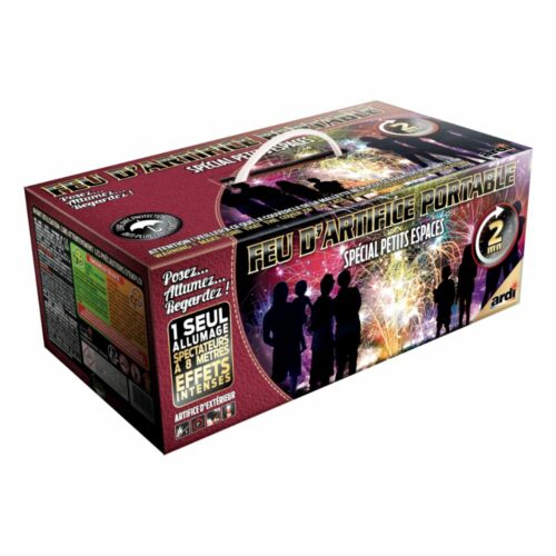 Feu d’artifice de Proximité Portable Luxe – 2 minutes