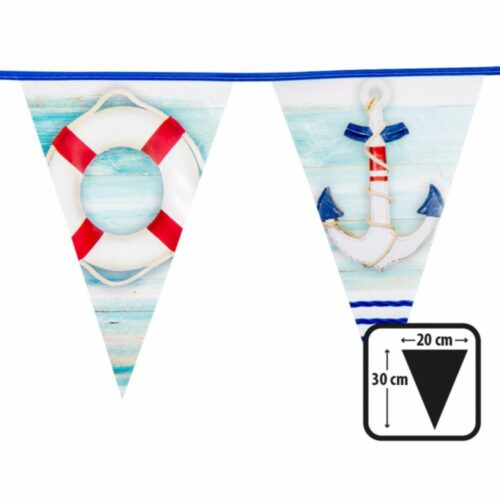 Guirlande triangle marin - Fanion marine