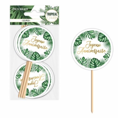 Pique pour gâteau tropical
