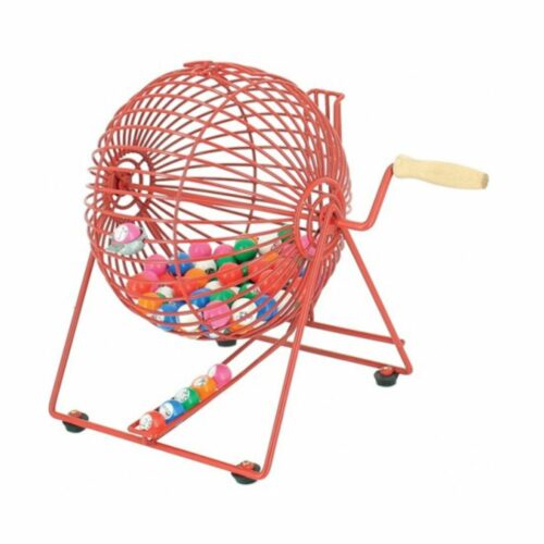 grand Boulier rouge avec boules multicolore numéroté