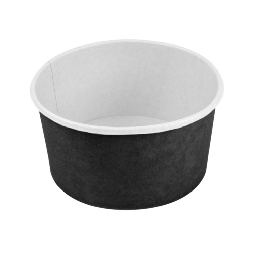 Pot en carton gamme Pokepack couleur noir 100ml en contenance