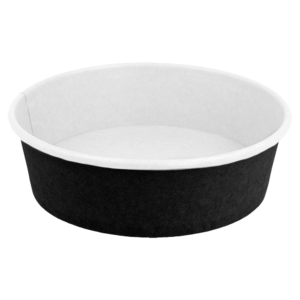 Pot en carton Noir sur l'extérieur et blanc à l'intérieur