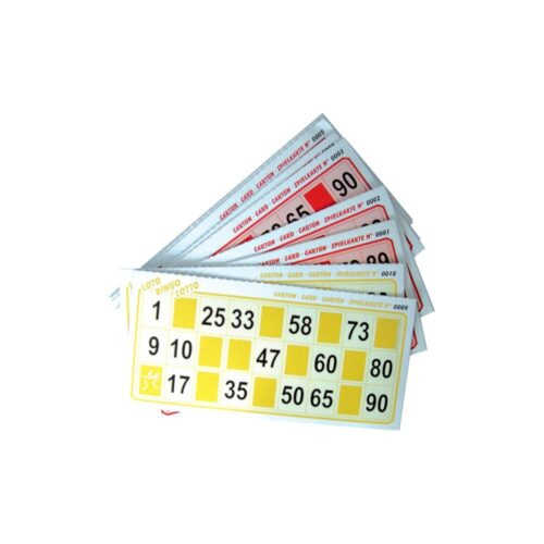 Petit carton pour le loto.