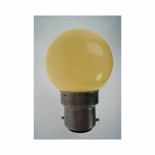 Ampoule led jaune pour grande guirlande d'illumination avec douille.