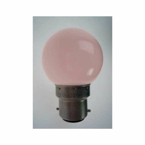 Ampoule led rose pour grande guirlande d'illumination avec douille.